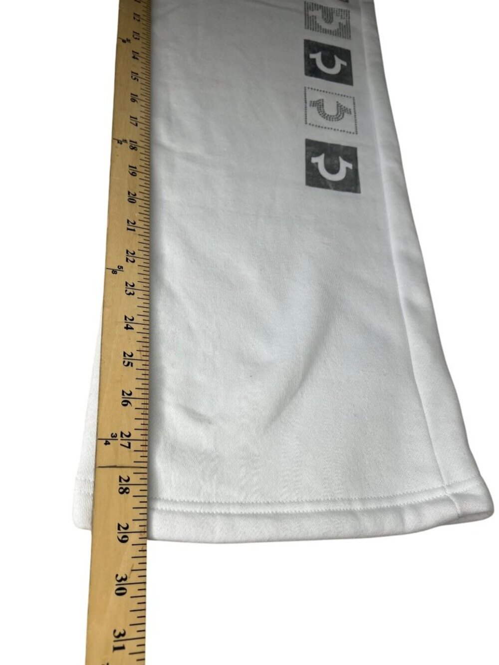 True Religion Womens Crystal Box White Sweatpants Size Medium - Picture 4 of 16
